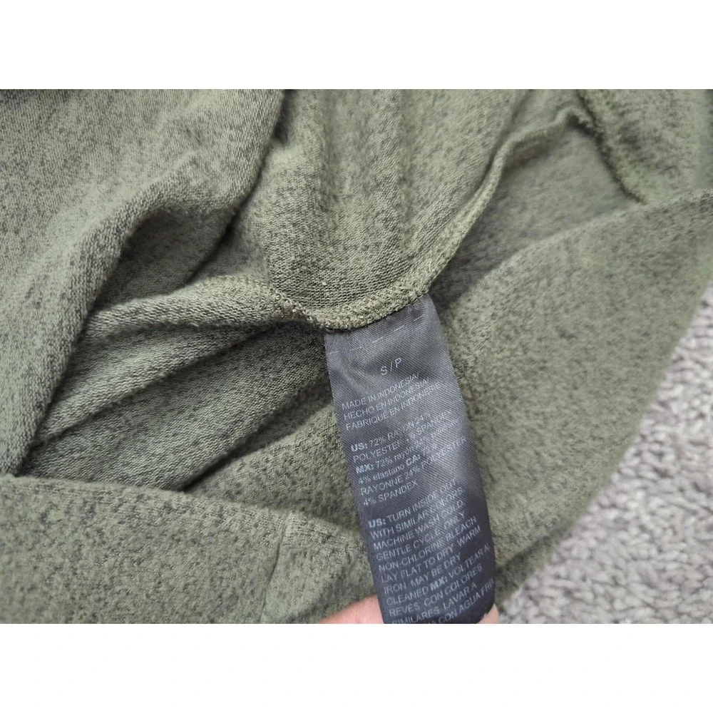 White House Black Market Sweater Womens Small Green Button Shoulder Pullover Top - Picture 5 of 7
